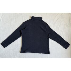 Polo Ralph Lauren Vintage 90s Waffle Knit Turtleneck Sweater Size Large